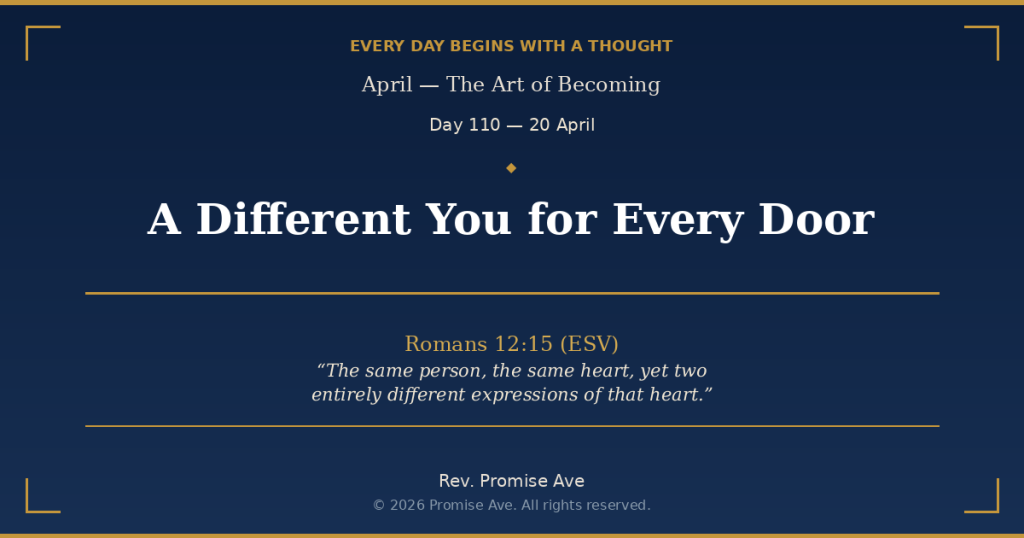 day110 20april adifferentyouforeverydoor social