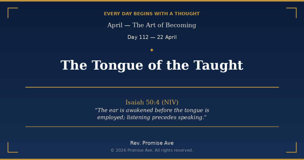 day112 22april thetongueofthetaught social