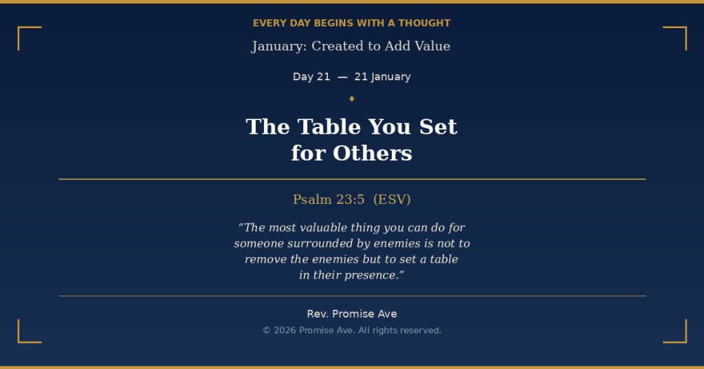 day21 21january thetableyousetforothers social