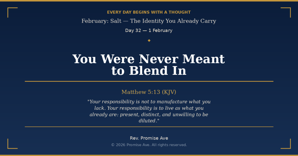 day32 1february youwerenevermeanttoblendin social