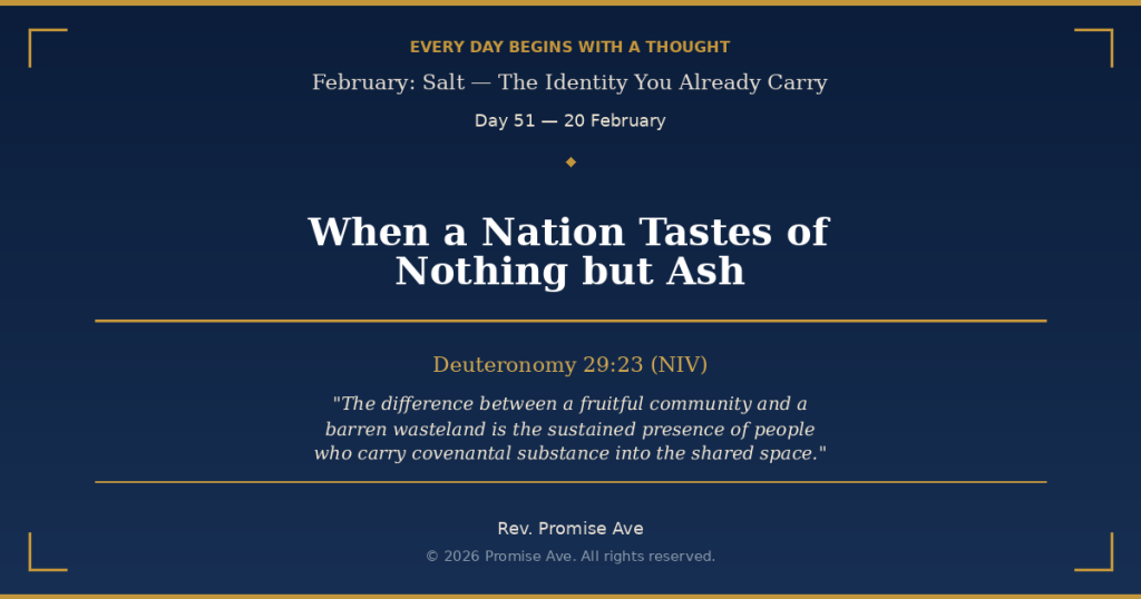 day51 20february whenanationtastesofnothingbutash social