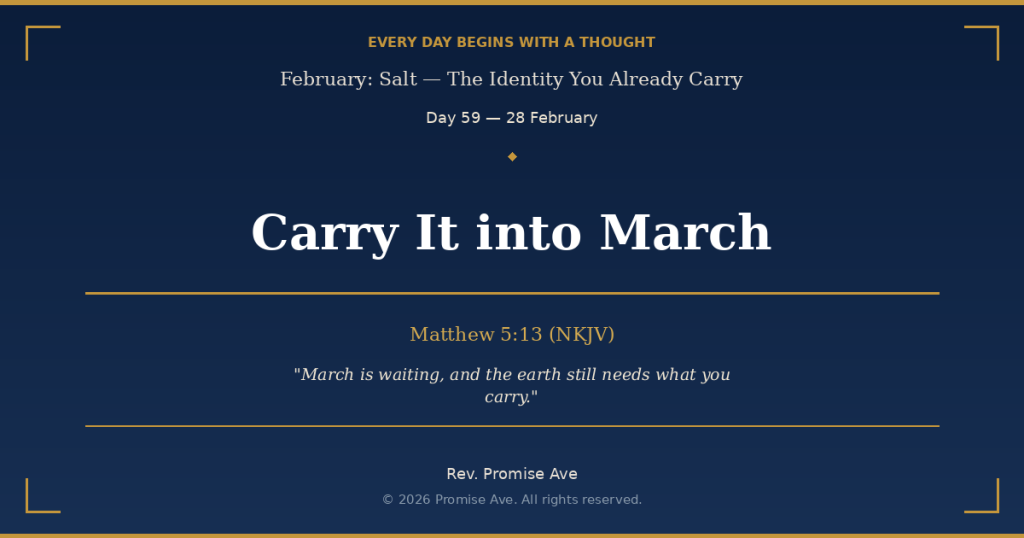 day59 28february carryitintomarch social