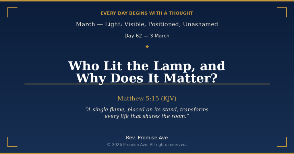 day62 3march wholitthelampandwhydoesitmatter social