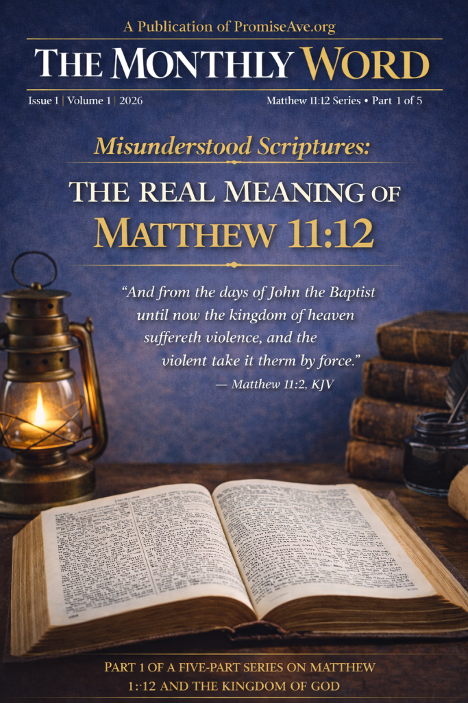 the monthly word matthew 11 12