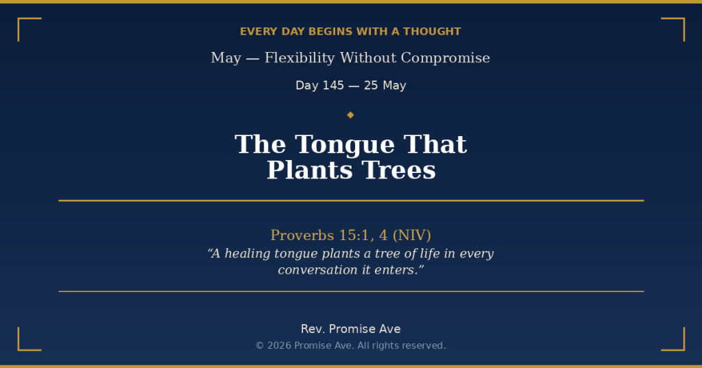 day145 25may thetonguethatplantstrees social
