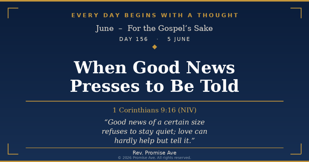 day156 5june whengoodnewspressestobetold social