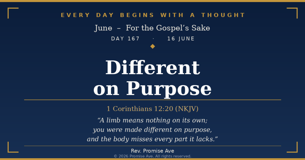 day167 16june differentonpurpose social