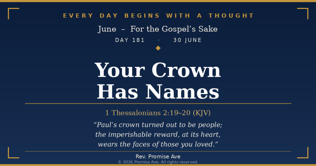 day181 30june yourcrownhasnames social