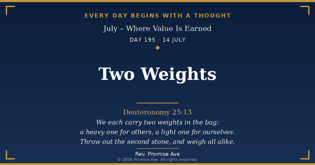 day195 14july two weights