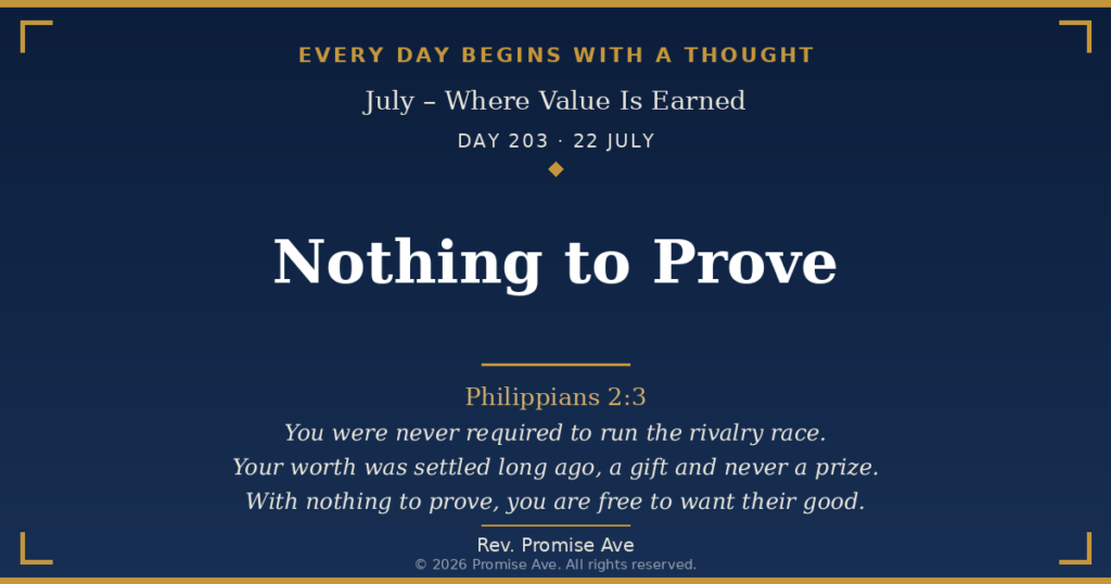 day203 22july nothing to prove