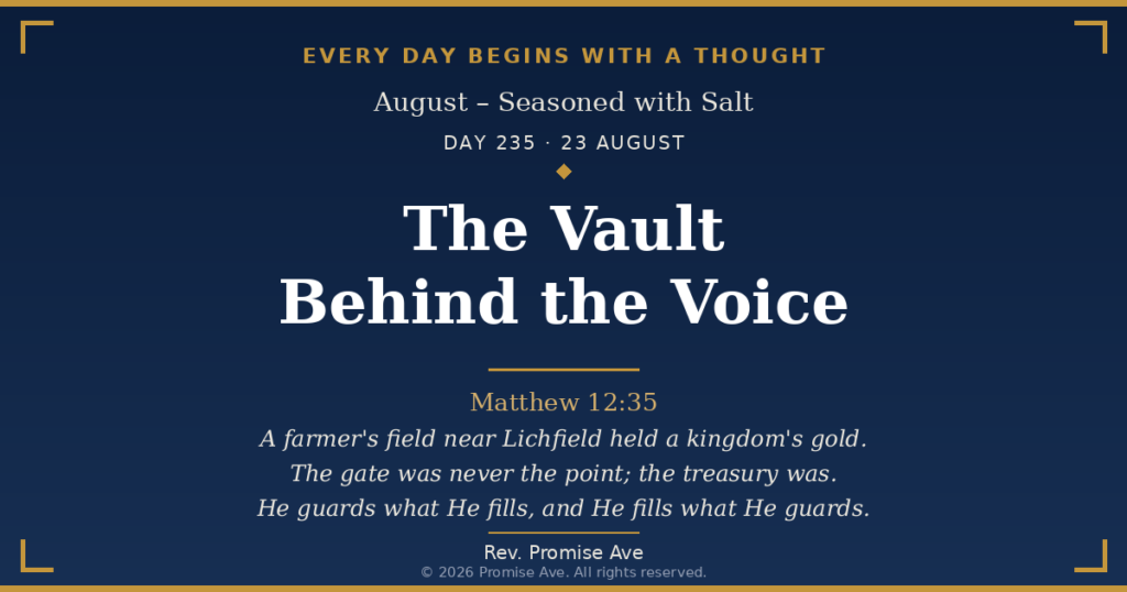day235 23august the vault behind the voice