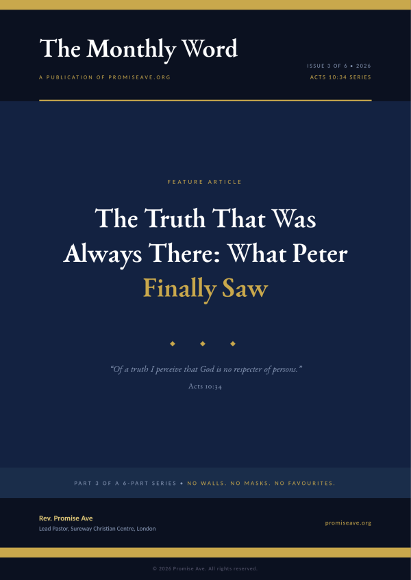 The Truth That Was Always There: What Peter Finally Saw (PDF)