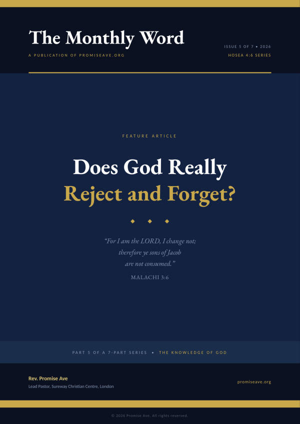Does God Really Reject and Forget? (PDF)