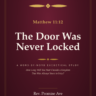 THE DOOR WAS NEVER LOCKED (Ebook)