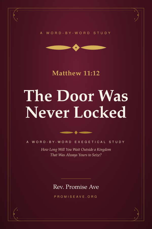 THE DOOR WAS NEVER LOCKED (Ebook)