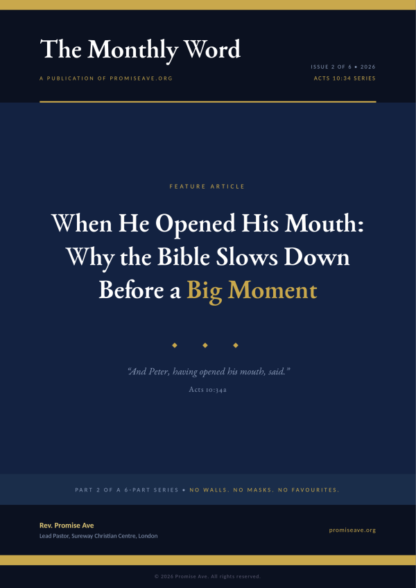When He Opened His Mouth: Why the Bible Slows Down Before a Big Moment (PDF)