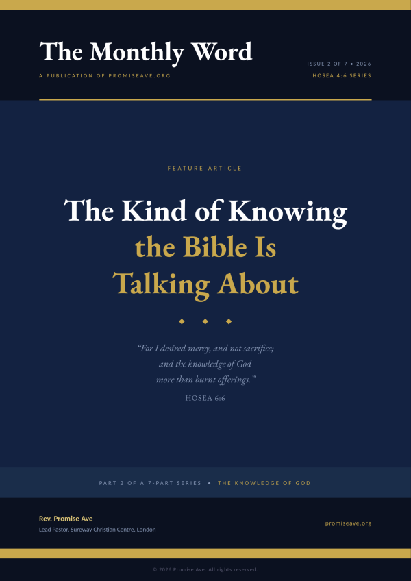 The Kind of Knowing the Bible Is Talking About